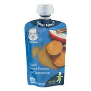 (4 pack) (4 Pack) Gerber Toddler Apple Sweet Potato With Cinnamon Non GMO, 3.5 OZ