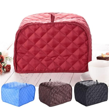 Toaster Cover Patterns - Toaster Cover-Uarter Four Slice Toaster Cover Bread Toaster Cover Bread Toaster Protector, Fits Most Standard 4 Slice Toasters, Machine Washable, Red