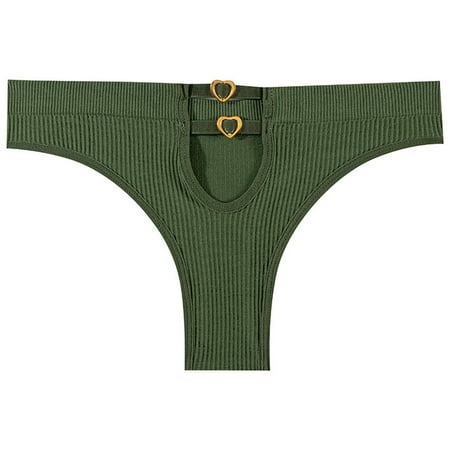 Yuhangmm Women s Panties Women s Triangle Breathable Elastic Exercise Seamless Solid Color Thong Underwear Womens Underwear Packs Boy Shorts