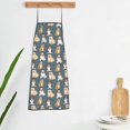 thumbnail image 5 of Zufioo Cartoon Bulldog 1 Print Tie-up Apron, Unisex Kitchen Apron - Oil-proof, Stain-proof and Waterproof, Suitable for Restaurants and Service Industries-One Size, 5 of 9