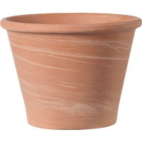 Deroma 225958 6.7 x 5 in. Round Duo Planter, White - Pack of 16
