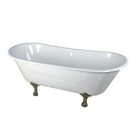 UPC 663370286681 product image for Kingston Brass VCTND6728NH8 67 inches Cast Iron Double Slipper Clawfoot Bathtub  | upcitemdb.com