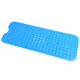thumbnail image 4 of Estera de seguridad segura antideslizante rectangular con ventosa bañera cocina baño uso doméstico azul, 4 of 8