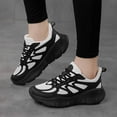 thumbnail image 2 of Women's Solid Color Running Shoes Outdoor Soft Sole Lightweight Slip On Sneakers White 42, 2 of 7