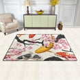 thumbnail image 3 of Dreamtimes Lightweight Non Slip Carpet Mats 60 x 39 inch (5'x 3'3"), Area Soft Rugs Floor Mat Rug Decoration for Kids Room Living Room Koi Fish and Sakura, 3 of 6