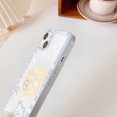 thumbnail image 3 of Cartoon Cute Kawaii Bear Cloud Letters Clear Soft Compatible with iPhone Case for Women Girls (Clear,iPhone 14 Pro), 3 of 4