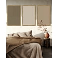 thumbnail image 4 of 16x24in Natural Framed Minimalist Abstract Framed Wall Art Modern Boho Neutral Line Wall Decor Geometric Artwork Kitchen Dining Room, 4 of 8