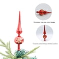 thumbnail image 4 of Christmas Tree Topper Vintage Gourd Shape Xmas Tree Topper Ornament Decorative Items for Xmas New Year Party Holiday Decorations, 4 of 8