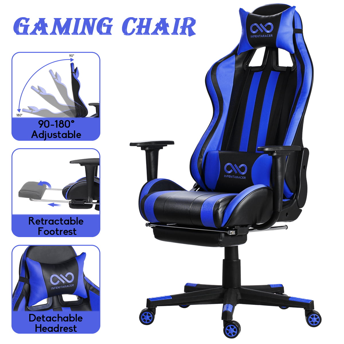 Upgraded Teen's Chair Computer Gaming Racing Chair