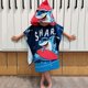 thumbnail image 1 of Children's bath towel cape cartoon beach water absorption 60*120cm blue, 1 of 5