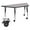 Gray, variant on Flash Furniture Mobile 30''W x 60''L Trapezoid Activity Table with Oak Thermal Fused Laminate Top and Height Adjustable Preschool Legs