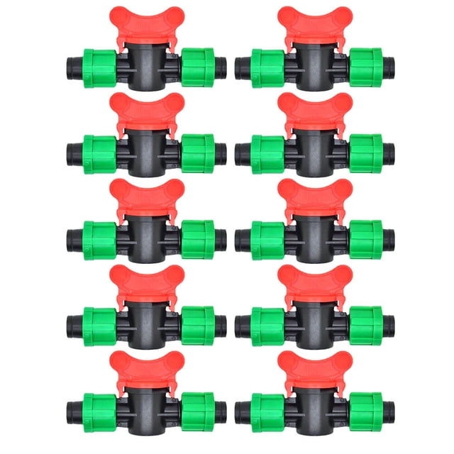 Miangastore Ruban d'Irrigation Double Verrouillage 16mm Vert Accessoires Dédiés