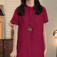 thumbnail image 3 of Retro Boho Ethnic Long Pendant Sweater Necklace Wood Beads Women Jewelry Gift, 3 of 8