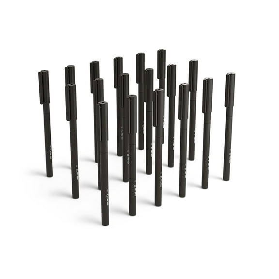 Staples TRU RED Ballpoint Gripped Pen Med Point 1.0mm Blk TR52867