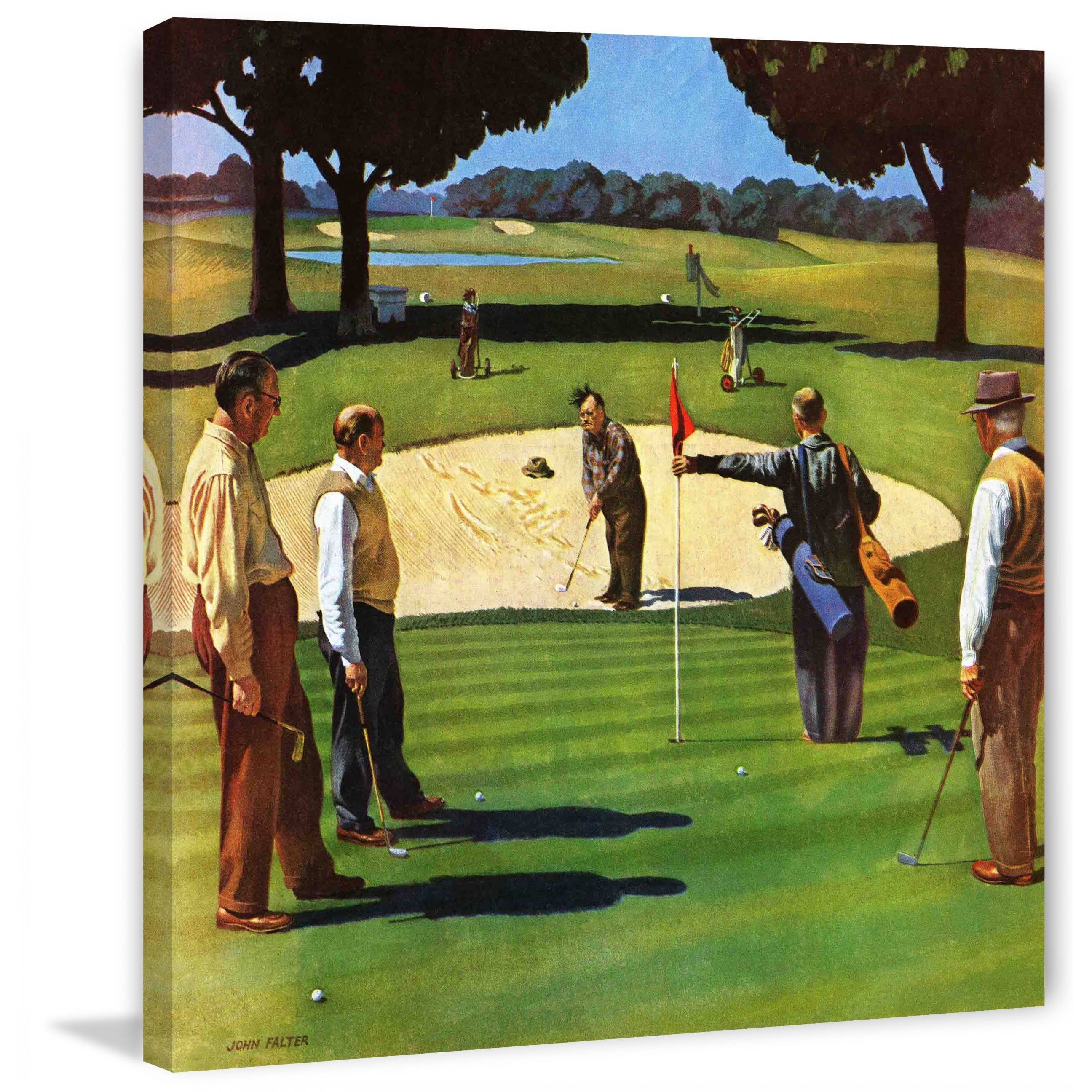 Marmont Hill Sand Trap by John Falter Painting Print on Canvas