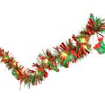 thumbnail image 2 of Qjidjing Christmas Hanging LED Garlands, 6.56Ft Glowing Ribbon for Christmas Home Window, Holiday Party Decor, 2 of 6