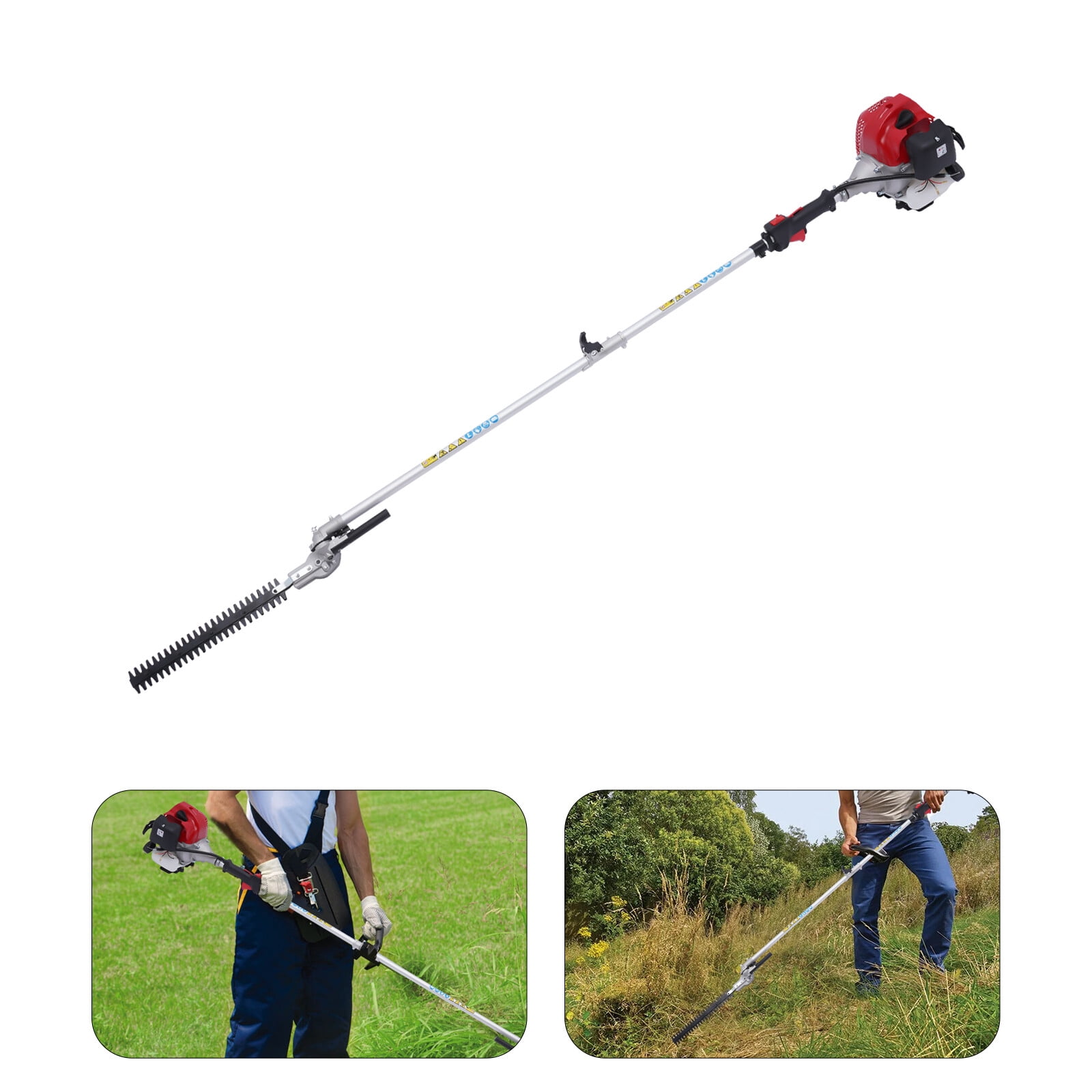 51.7 CC Gas Power Hedge Trimmer Chainsaw Grass Trimmer Outdoor Brush Cutter for Gardens, Parks