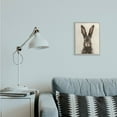 thumbnail image 2 of Stupell Industries Brown European Rabbit Hare Portrait Painting Framed Wall Art Design by Ethan Harper, 11" x 14", Gray Framed, 2 of 8