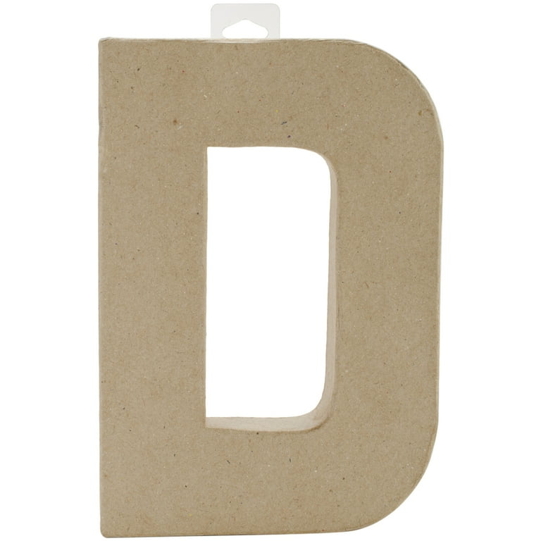 Darice Paper Mache Alphabet Letters, Paper Mache Letters