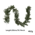 thumbnail image 3 of 6.6ft Artificial Cedar Christmas Garland Realistic Pine Greenery Faux Garland for Fireplace Mantle Table Wall Indoor Outdoor Holiday Home Decorations, 3 of 6