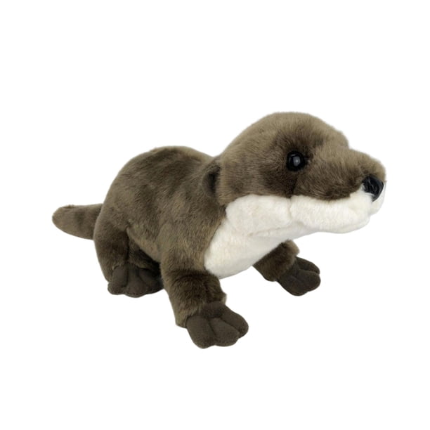 Animal de peluche de nutria realista, decoración de sala de estar, juguete para dormir, juguete suave para adultos, niños y niñas, regalos de