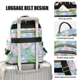 thumbnail image 3 of FORMRS Mini Backpack Purse for Women Travel Daypack Casual Shoulder Bag, Blue Floral, 3 of 7