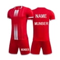 thumbnail image 3 of Conjuntos de camisetas para niños 2023, ropa de fútbol para hombres y niños, traje de manga corta, uniformes de fútbol para niños, chándal de fútbol, kit de camiseta, 3 of 5
