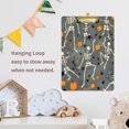 thumbnail image 4 of FORMRS Acrylic Clipboard with Low Profile Clip Standard A4 Letter Size, 12.5" x 9", Halloween Dancing Skeleton, 4 of 8