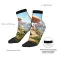 thumbnail image 6 of Pofeuu Cute Mushroom Town Print 30cm Socks, Adult Running Hiking Socks for Youth and Adult, 6 of 7