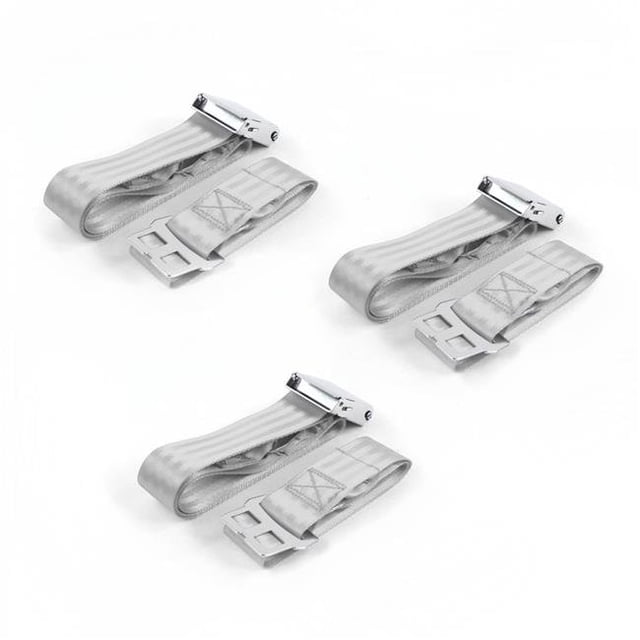 Kit de Ceintures de Sécurité Grises à 2 Points avec 3 Ceintures pour 1967-1974 AMC AMX