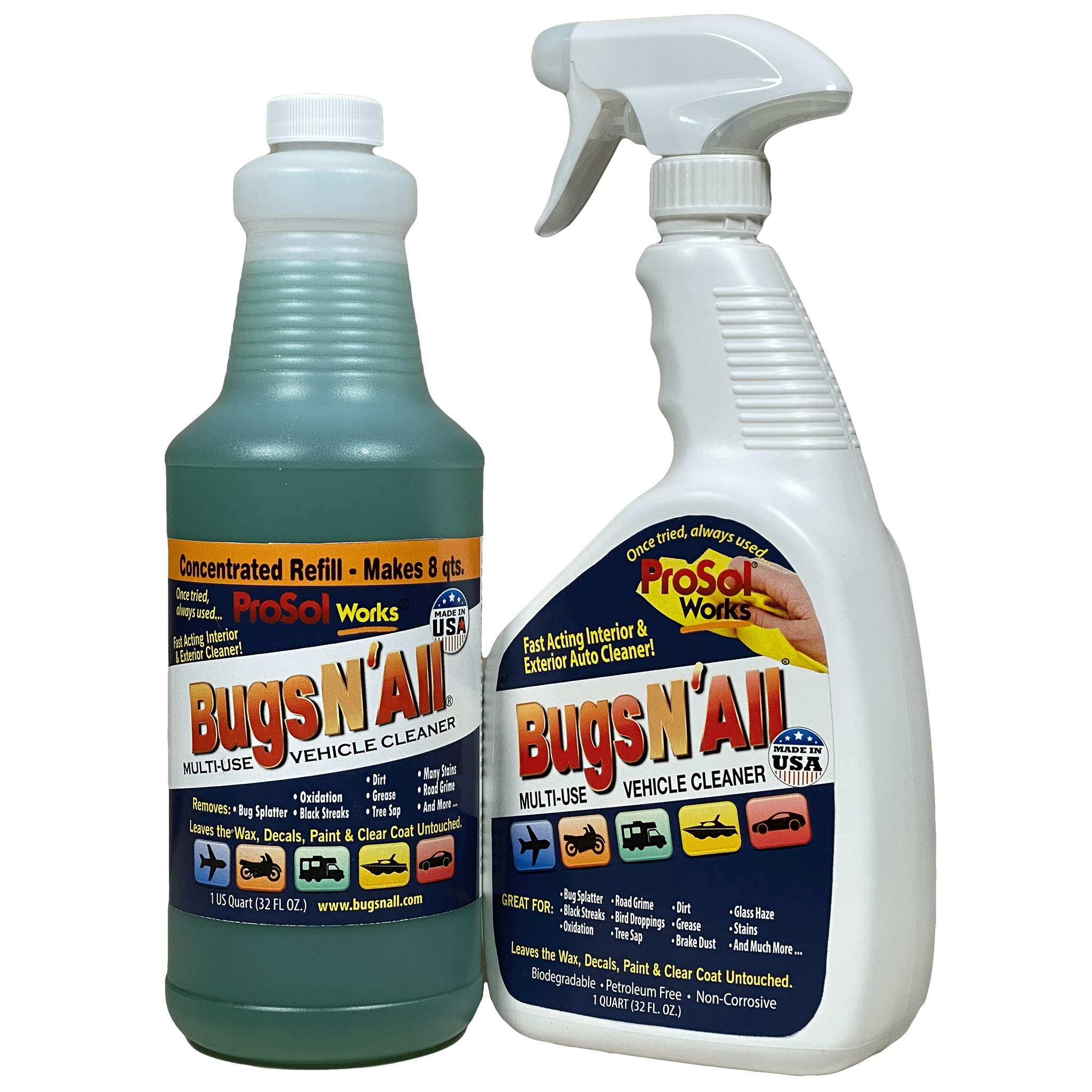 ProSol Works Bugs N All Interior Car Cleaner & Bug Remover Car