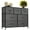 Grey, variant on CONCETTA Chest of Drawers with 7 Fabric Drawers, Drawer Cabinet, Fabric Dressers for Bedroom, Black