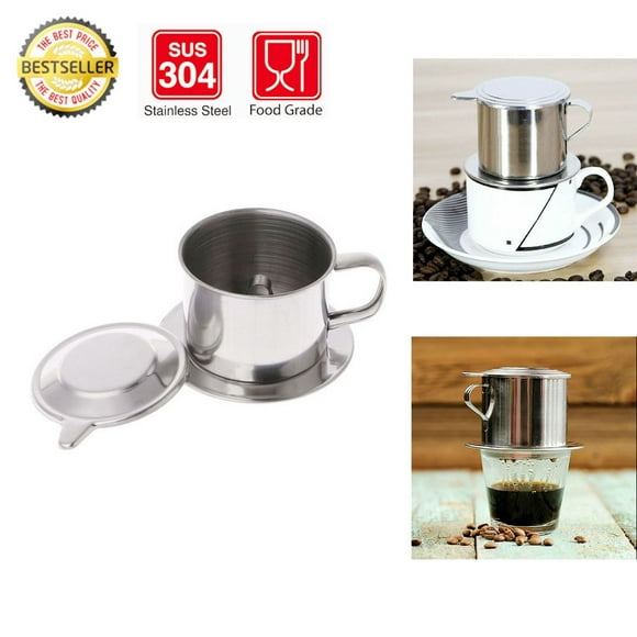 Stainless Steel Vietnamese Style Coffee Drip Filter Infuser Coffee Maker