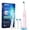 Pink, variant on Rotary Electric Toothbrush, Tooth Brush with 5 Deep Clean Modes, 4 Replacement Soft Brush Heads, Electric Travel Toothbrush for Adults Kids, 30-Day Battery Life, Black