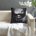 thumbnail image 7 of Christmas Skellington Throw Pillow Cover 18"X18" Double Side Design Bolster Pillowcase, Decorative Cushion Pillow Case for Car Sofa Bedroom Decor Kid Girls Boys, 7 of 7