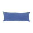 thumbnail image 2 of Laddha Home Designs Solid Loomed Rectangular Cotton Lumbar Pillow Cover - 36" - Blue, 2 of 9