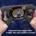 thumbnail image 4 of pitrice 10pcs Non-slip Screen Controller Sweat-proof Game Sleeve Screen Toutch Gaming Glove Type B Blue Black Edge, 4 of 8