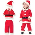 thumbnail image 2 of KVPLBQFD 2t Christmas Outfit Girl 18 Month Boys Clothes 12 Month Onesies Girls Toddler Clothes Girls Baby Boy Baptism Outfit Outfits Size 10-12 2, Red 6-12 Months, 2 of 9