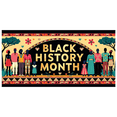thumbnail image 3 of Black History Month Celebration Banner Fireworks and Diversity Hands Backdrop for Cultural Events Party Decorations Photography Props Background, 3 of 7