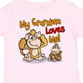 thumbnail image 4 of Inktastic My Grandma Loves Me Monkey Boys or Girls Toddler T-Shirt, 4 of 5