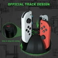 thumbnail image 3 of SIISLL Controller Charging Dock for Nintendo Joycon, Charger Station with JoyCon, 4 in 1 Joycon Charging Dock for Joy Con with LED Indication and USB Type-C Charger Cable, 3 of 7