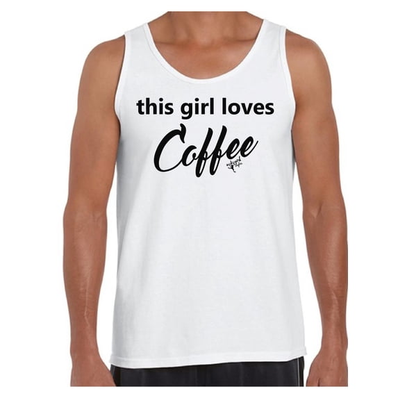 Awkward Styles Coffee T-Shirt This Girl Loves Coffee Tank Tops for Men