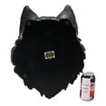 thumbnail image 3 of Ebros Large Black Wolf Head with Blood Eyes Wall Decor Plaque 16.5" Tall, 3 of 7