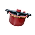 thumbnail image 4 of Olla de micropresión, olla de cocina esmaltada, ollas a presión multifuncionales de cocción rápida, cocina tipo glándula para cocina al aire libre y rojo, 4 of 8