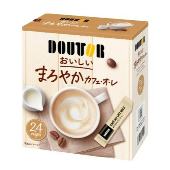 Doutor Coffee Stick Mild Café au Lait (Coffee Milk) 24 Stick Made in Japan - Tokyo Sakura Mall