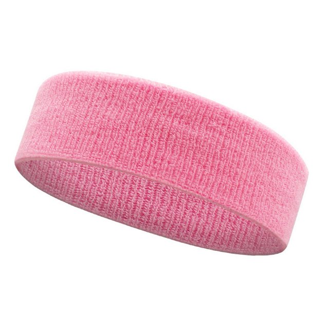 CSChome Non-slip Exercise Headband Sports Headband Great Sweat Absorption Capacity High Elastic Stretch Soft Non-slip Breathable Knitted Solid Color Reusable Yoga
