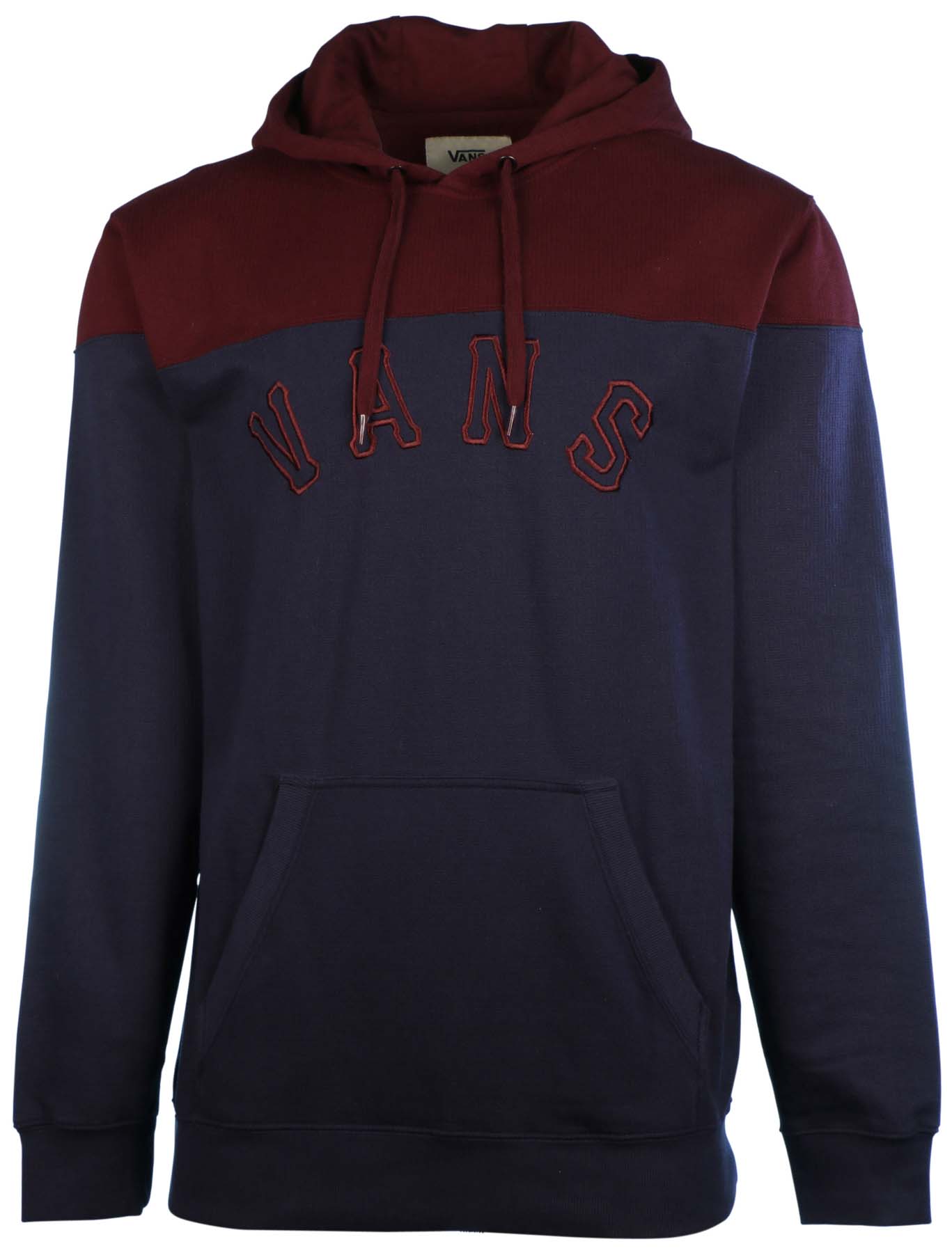 vans burgundy hoodie