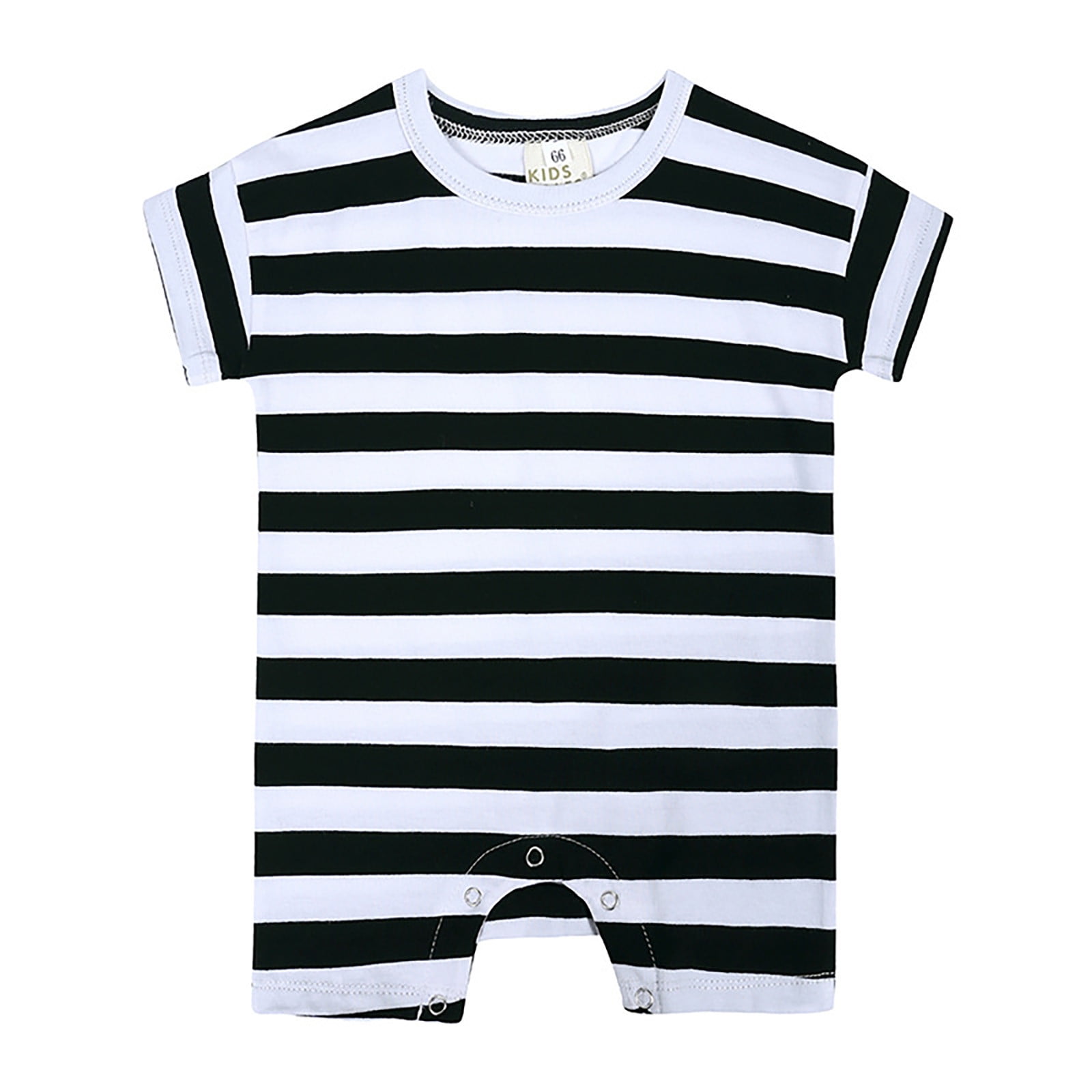 Baby Bodysuit Romper Pajamas Jumpsuit Thin Striped Bodysuits Gender Neutral Baby Clothes 6-9 Months