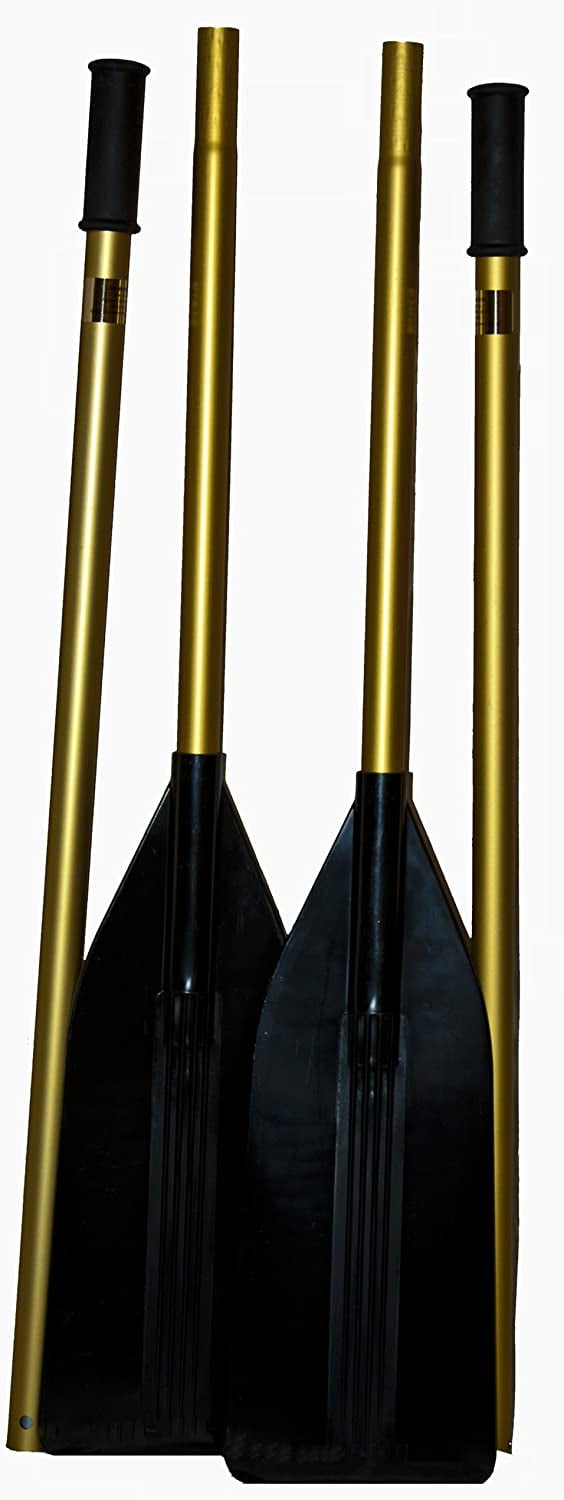 Boat Oars with Oar Locks 6 1/2 Foot (1 Pair) Made in USA