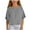 Gray, variant on Summer T-Shirts for Girls Kids Crewneck Short Sleeve Tops Casual Loose Ruffle Shirts